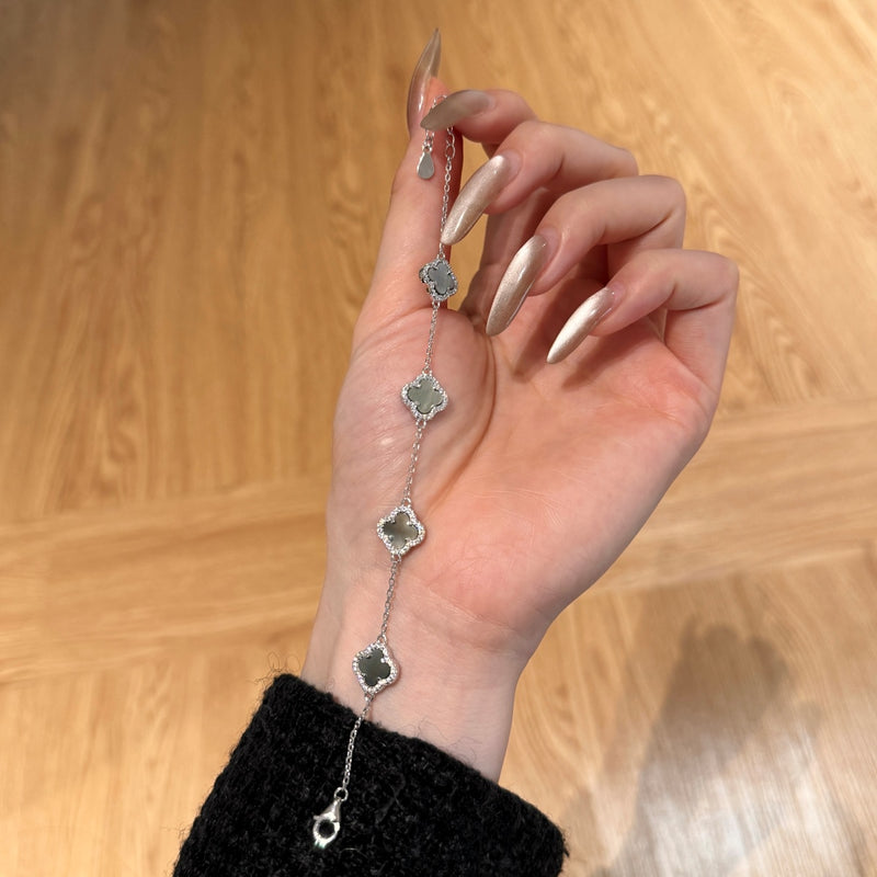Klee Diamant Armband Grey