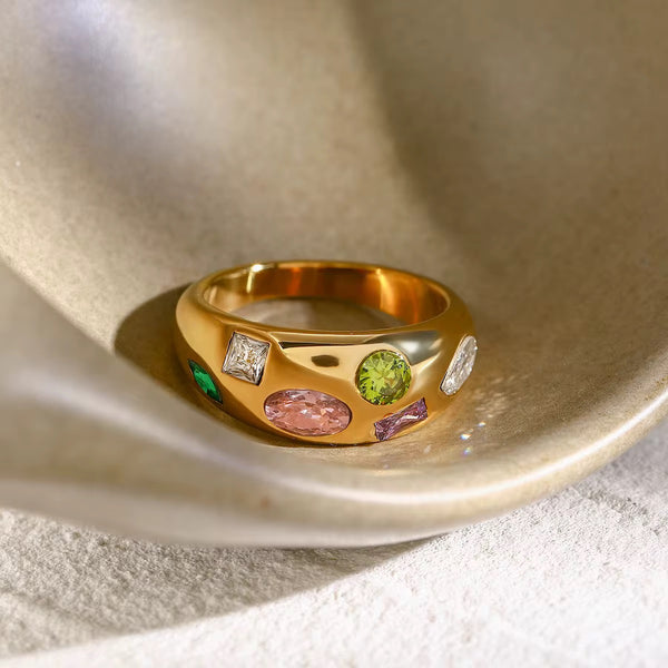 Elysia Multi-Gem Ring