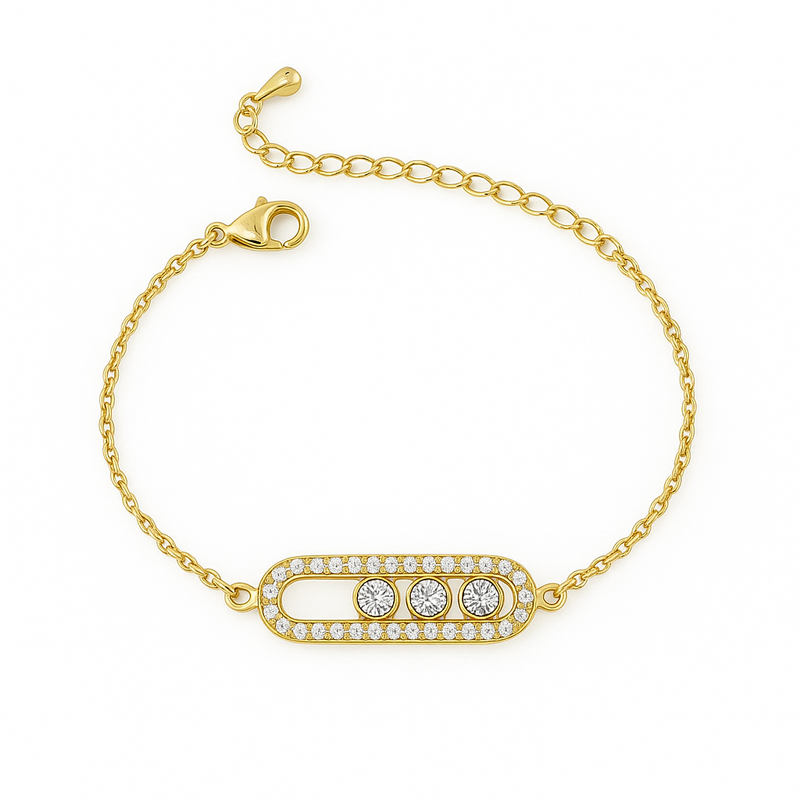 Three Diamonds Bracelet