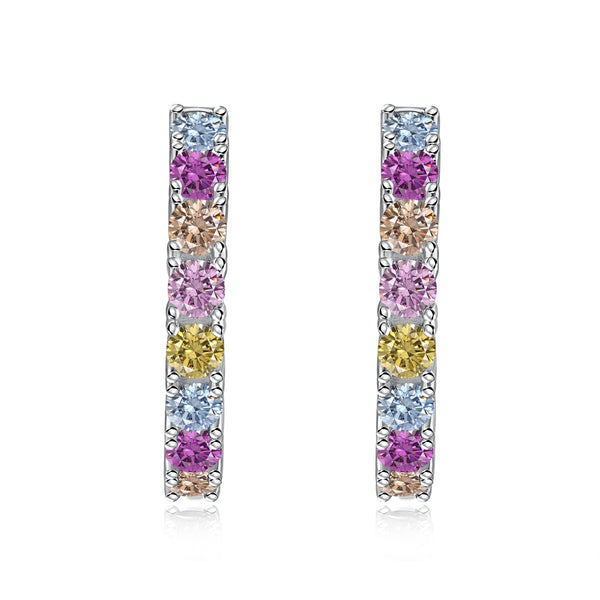 Rainbow Pastel  Hoops