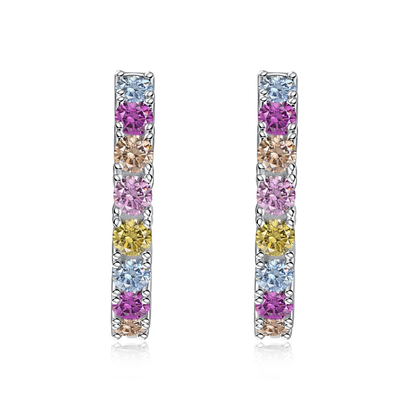 Rainbow Pastel  Hoops