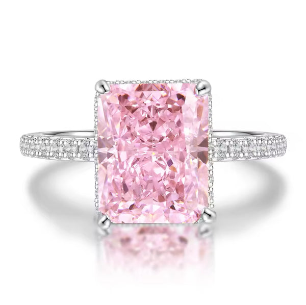 Iced out Ring Pink