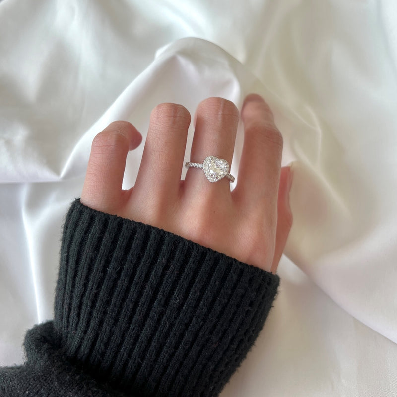 Heart Ring 925 Silber