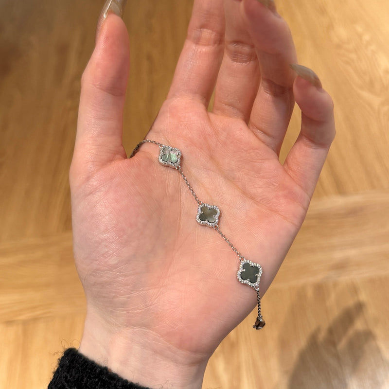Klee Diamant Armband Grey