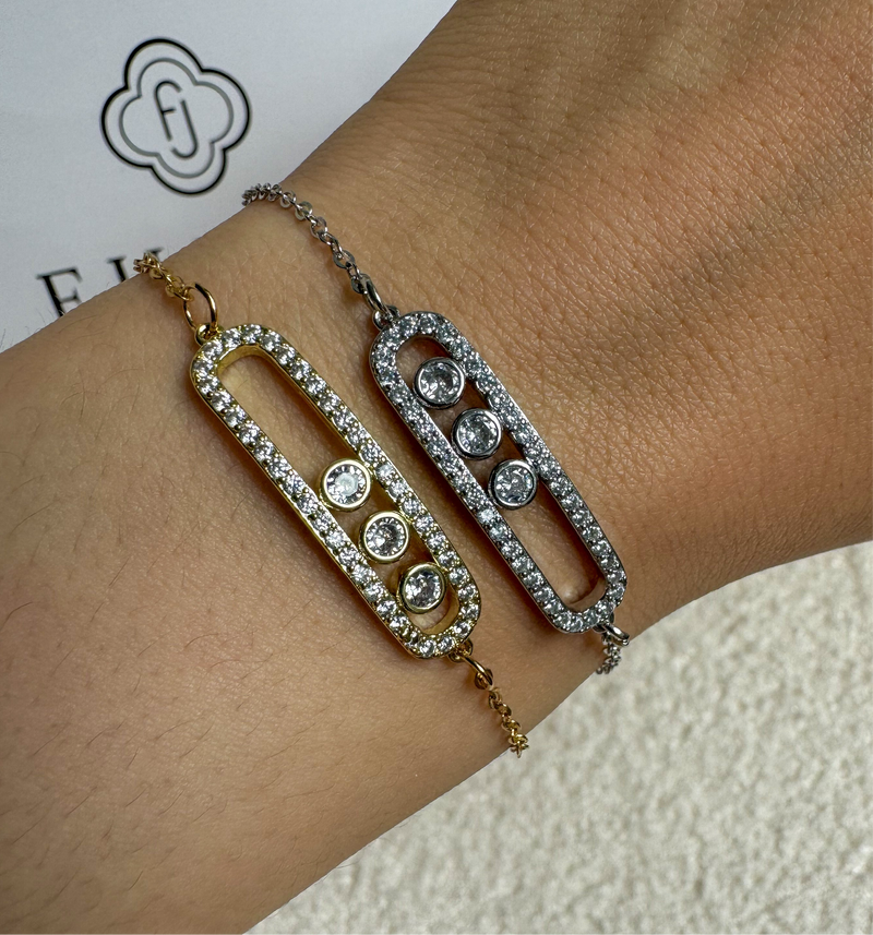 Three Diamonds Bracelet