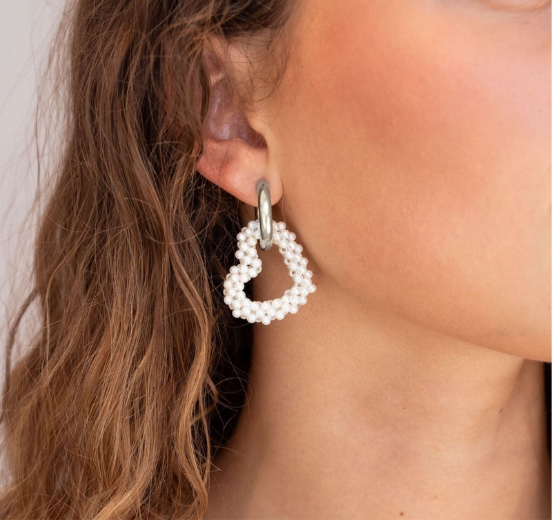 2 in 1 Heart Earrings
