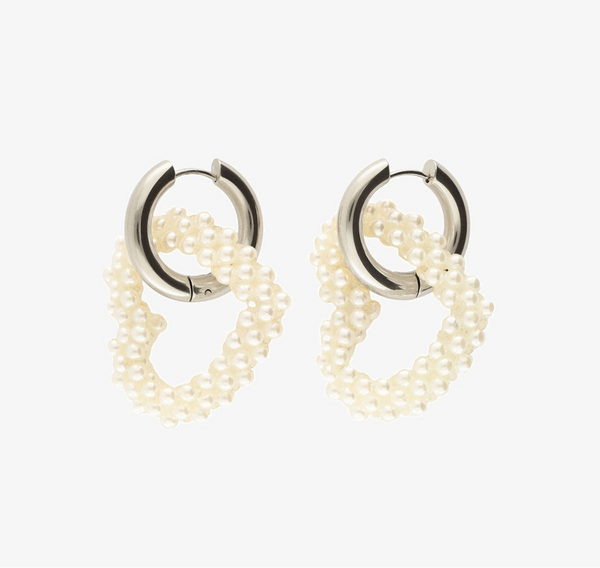 2 in 1 Heart Earrings