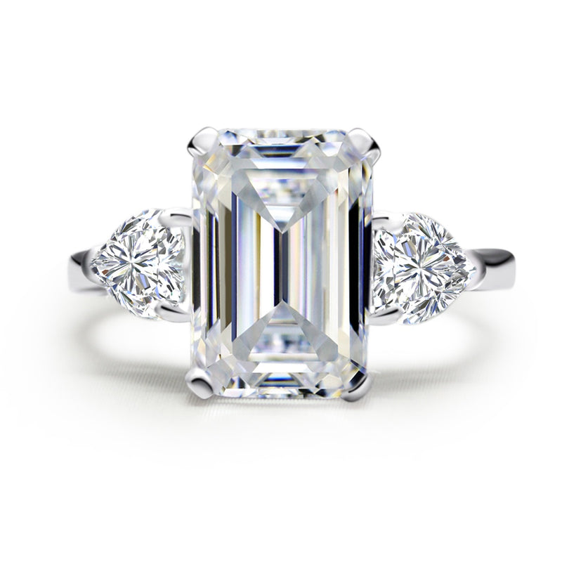 Heart x Emerald Ring