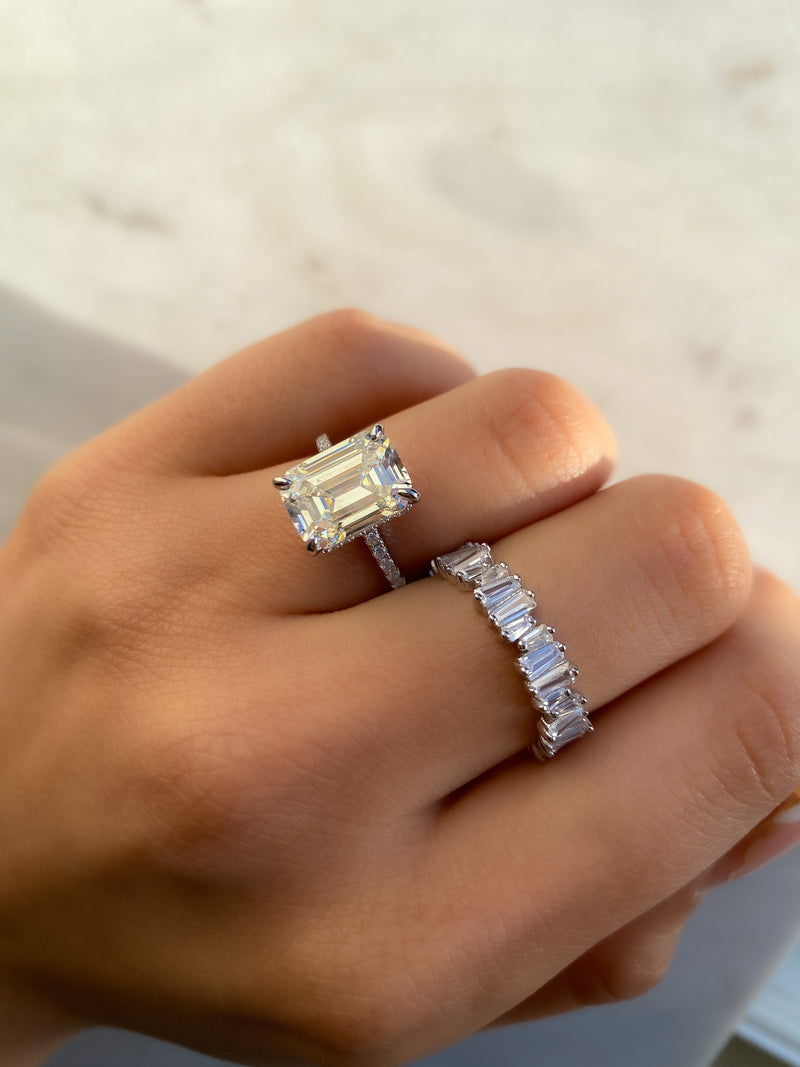 Baguette eternity Ring