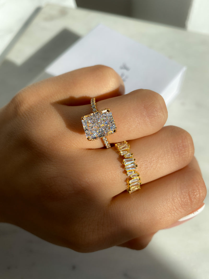 Baguette eternity Ring