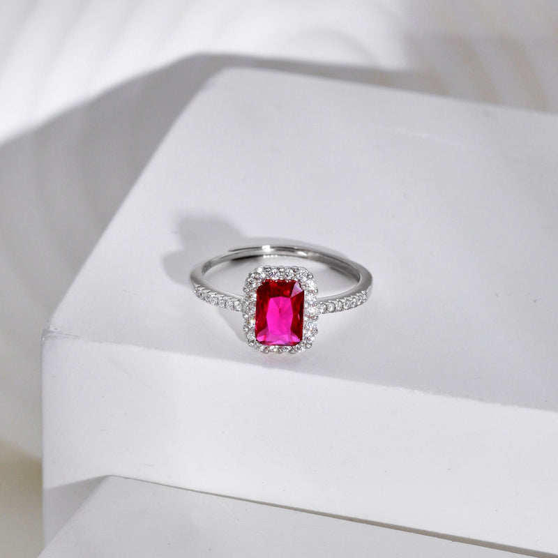 Pavé Pink Ring