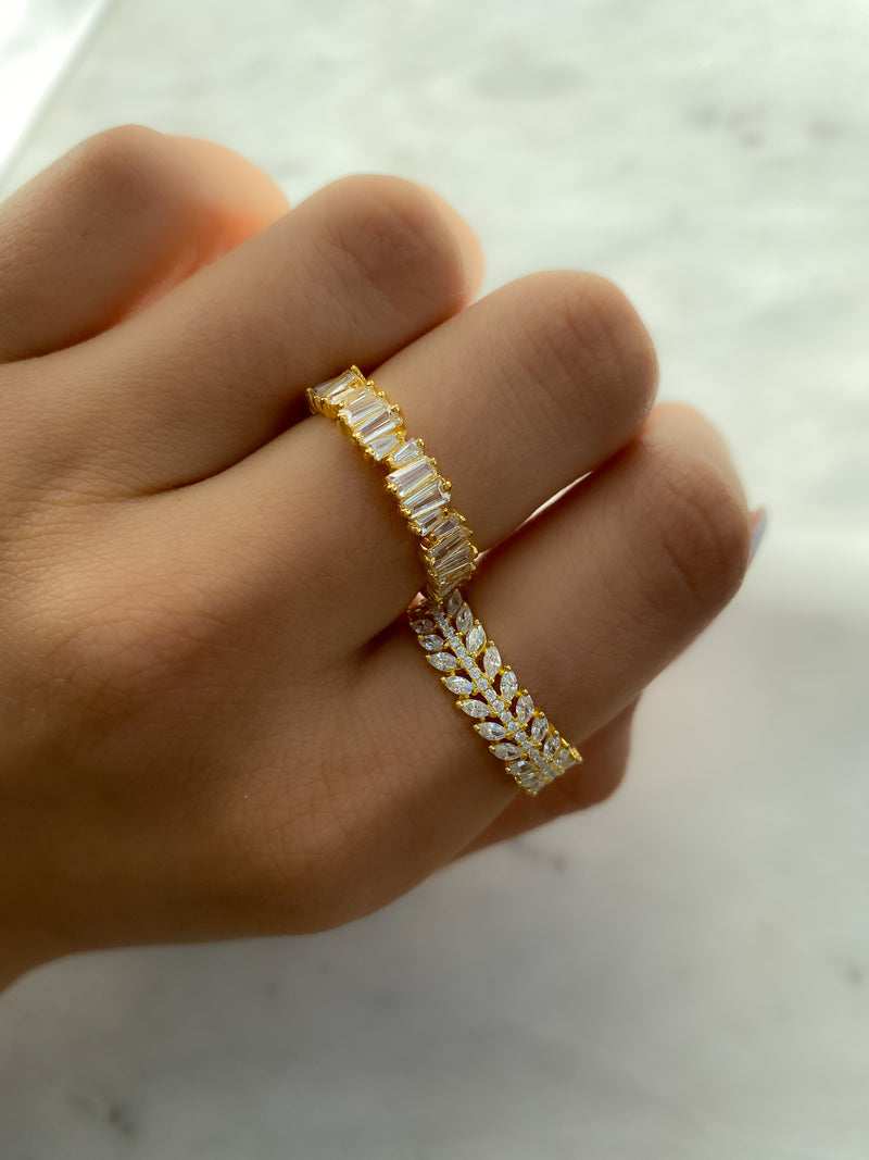 Baguette eternity Ring