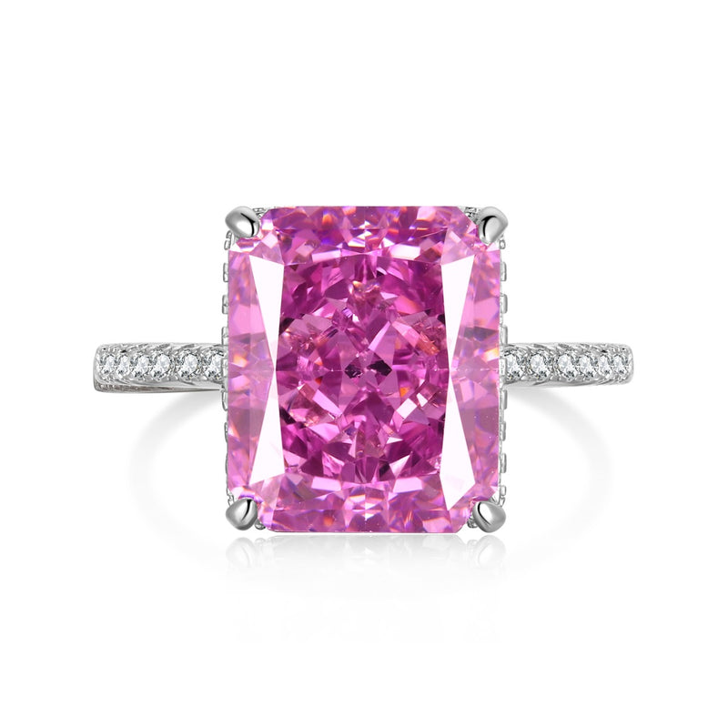 Iced out Ring Fuchsia