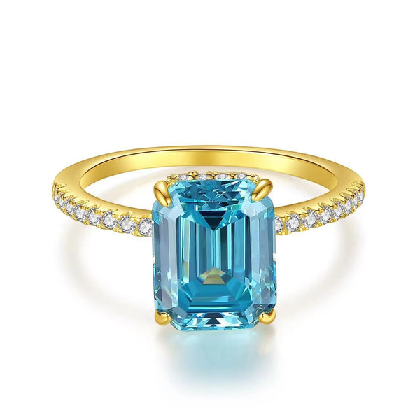 Emeralda Ring Aquablau