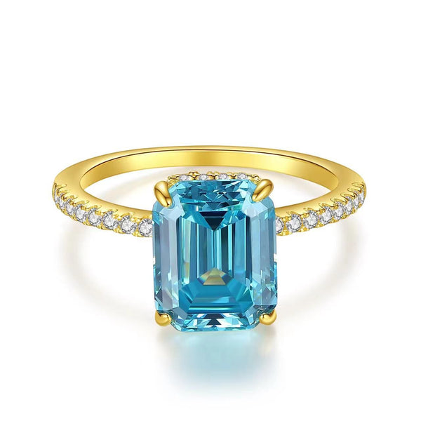 Emeralda Ring Aquablau
