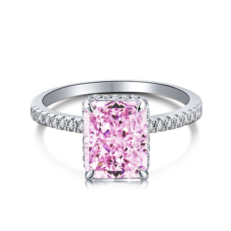 Iced out Ring Pink