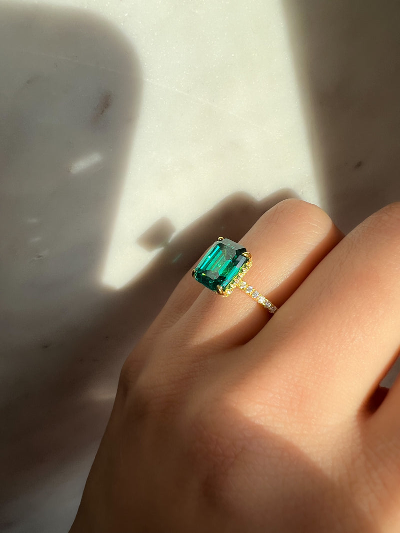 Emeralda Ring Smaragdgrün
