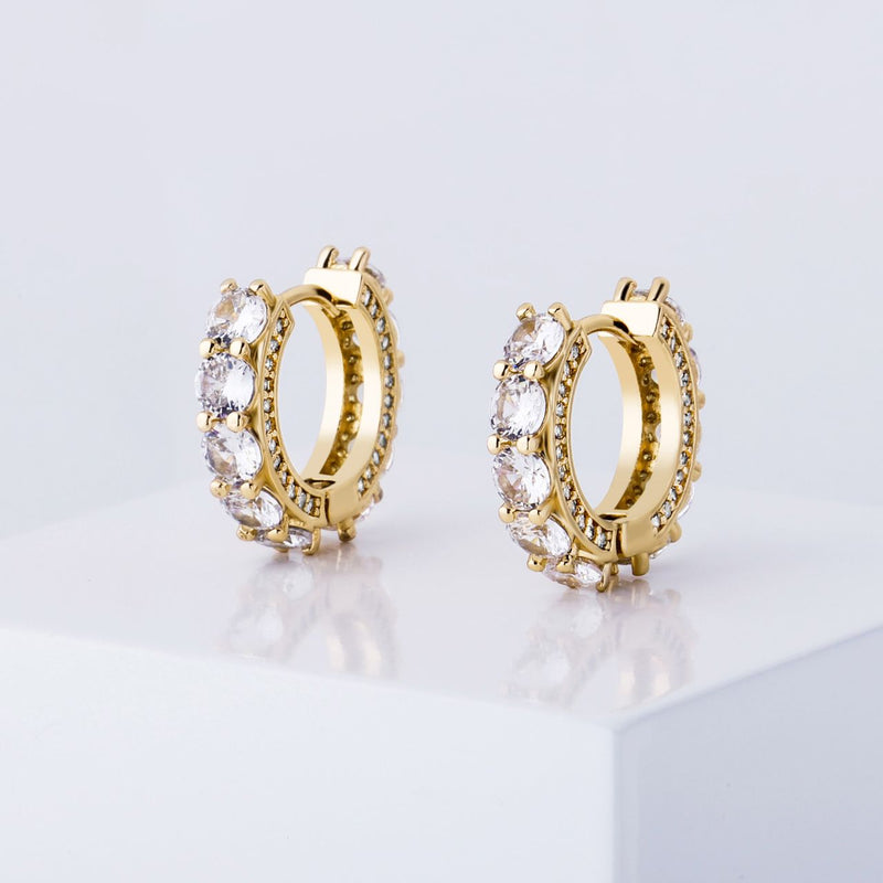 Celine 925 Silver Hoops
